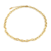 Collar de Cadena Eslabones Oro. Collar de Cadena dorado con eslabones hecho en acero inoxidable. Combínalo con otros collares.