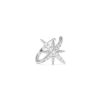 Pendiente Earcuff Orión Oro Plata Pendiente Earcuff dorado plateado con estrella bañada en paré de diamantes. Pendiente sin agujero de oro.