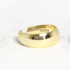 Pendiente Ear cuff Grueso Oro. Pendientes ear cuff dorados de oro con cristales de varios colores. Pendientes sin agujero.